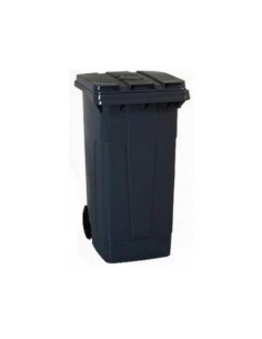 CUBO CONTENEDOR BASURA 240 L NEGRO