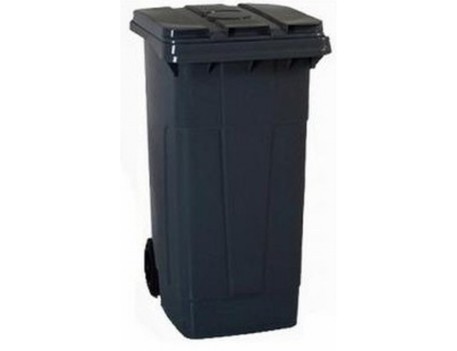 CUBO CONTENEDOR BASURA 240 L NEGRO