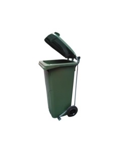 CUBO BASURA 120L VERDE CON PEDAL 9821-PV