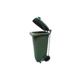 CUBO BASURA 120L VERDE CON PEDAL 9821-PV