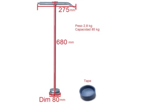 PALANCA ALCANTARILLAS 85KGS TAPE CON IMAN