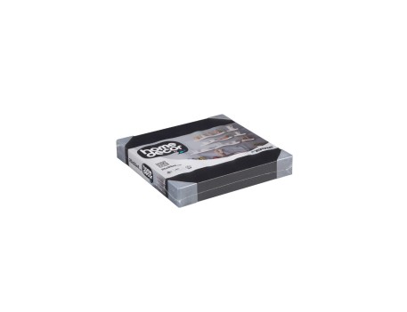 ESTANTE FIJACIÓN INVISIBLE PVC HD 25X25 WENGUÉ