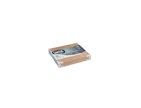 ESTANTE FIJACIÓN INVISIBLE PVC HD 25X25 ROBLE BLANCO