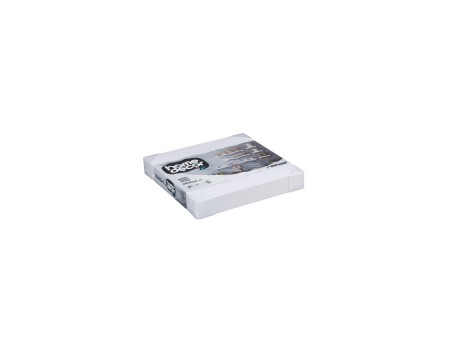 ESTANTE FIJACIÓN INVISIBLE PVC HD 25X25 BLANCO MATE