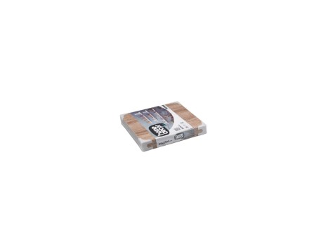 ESTANTE FIJACIÓN INVISIBLE PVC HD 25X25 ROBLE VIEJO