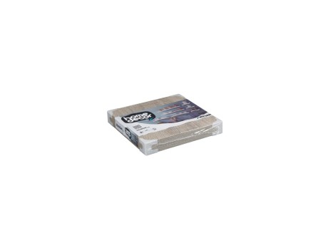 ESTANTE FIJACIÓN INVISIBLE PVC HD 25X25 ROBLE GRIS