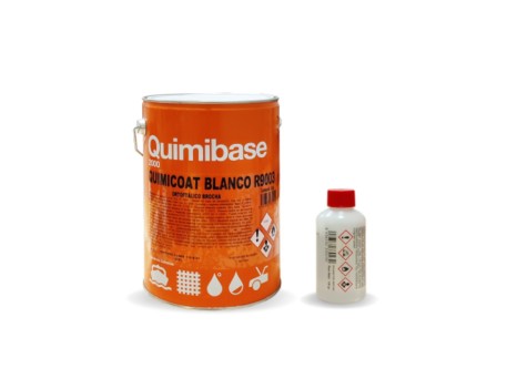 GELCOAT BLANCO RAL 9003 BROCHA 5KG QUIMIBASE