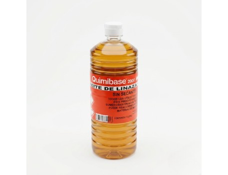 ACEITE DE LINAZA CRUDO QUIMIBASE 1L