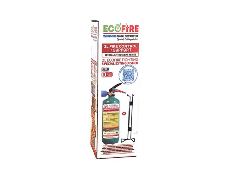 EXTINTOR ECOFIRE GREEN 2L + SOPORTE
