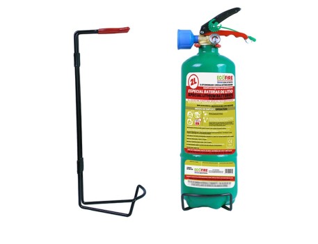 EXTINTOR ECOFIRE GREEN 2L + SOPORTE