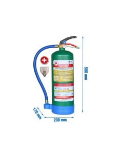 EXTINTOR ECOFIRE GREEN 6L ECOLÓGICO
