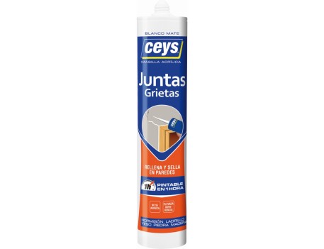 SELLADOR ACRÍLICO CEYS GRIETAS BLANCO 280ML REF 505616