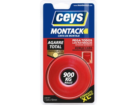 CINTA DOBLE CARA MONTACK PRO CEYS 7,5M