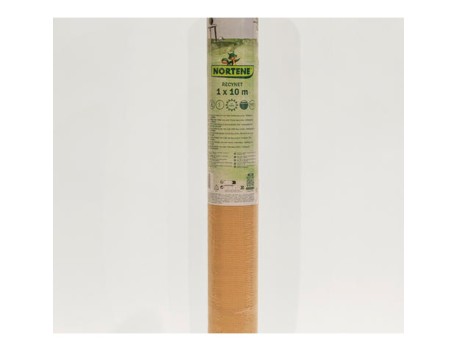 MALLA RECYNET OCULTACIÓN 1X10M BEIGE 120G/M²