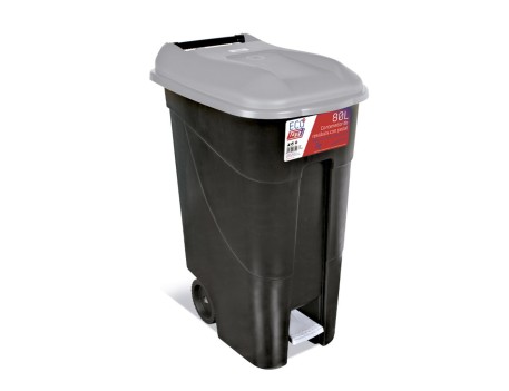 CONTENEDOR RESIDUOS ECO TAYG 80L CON RUEDAS Y PEDAL