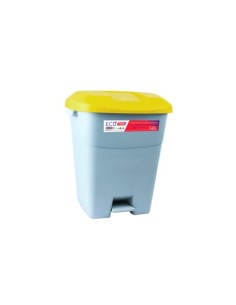CUBO BASURA CON PEDAL ECO TAYG 50 LITROS GRIS