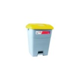 CUBO BASURA CON PEDAL ECO TAYG 50 LITROS GRIS