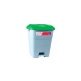 CUBO BASURA ECO TAYG 50 L CON PEDAL VERDE