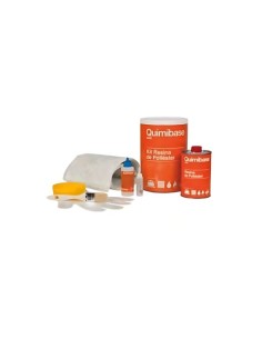 KIT RESINA POLIÉSTER QUIMIBASE 1KG