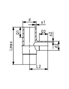 TE 90° IGUAL ELECTROSOLDABLE PE100 SDR11 PN16 2