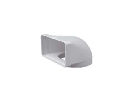CODO MIXTO VERTICAL 90º DE 100 A 55X110MM