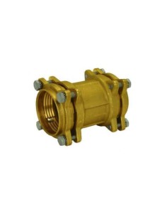 RACOR EMBRIDADO DOBLE 90X90MM LATÓN ARCO 68081
