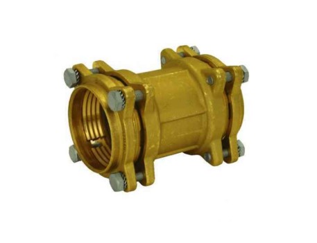 RACOR EMBRIDADO DOBLE 90X90MM LATÓN ARCO 68081