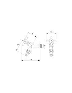 GRIFO VINTAGE ARCO 1/2X1/2 CROMADO REF 105001 2