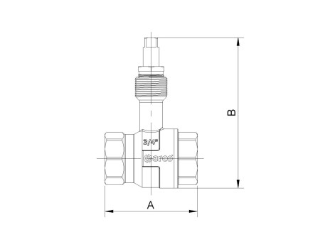 LLAVE TEXAS ARCO 3/4 H-H REF 36110 LATÓN