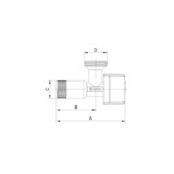 VÁLVULA LAVADORA L-85 ANTICAL NOVA ARCO AC728A