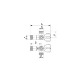 VÁLVULA ESCUADRA A-80 TWIN 1/2M X 3/8 ARCO