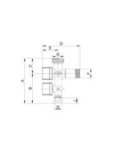 COMBI MAC 1/2X3/4X3/8 S/T S/RETEN ARCO COMB5MAC 2