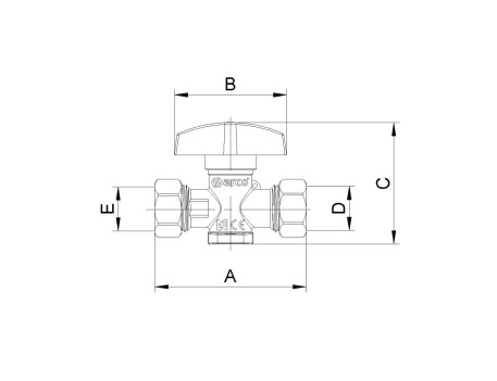 VÁLVULA LLAVE GAS HERMETO 10 ARCO V-82