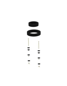 KIT TORNILLOS FIJACION INODORO M6X90 ACERO GALVANIZADO