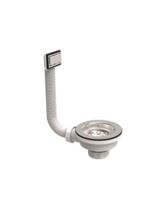 VÁLVULA CESTA INOX FREGADERO 1 1/2 X115 C/REBOS.