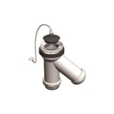 Y CONJUNTO VALVULA LAVABO-BIDÉ SALIDA D40MM JUNTAS