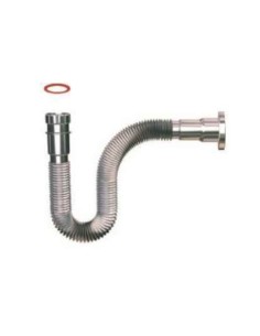 TUBO FLEXIBLE CROMADO LAVABO BIDET G1/2 ALTURA AJUSTABLE