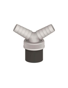 CONEXIÓN PVC 40MM ENCOLAR DOS TOMAS ELECTROVALVULAS