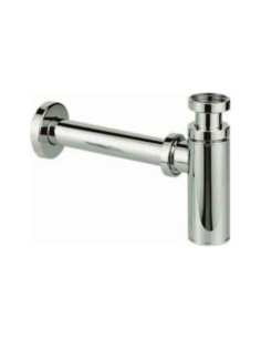 SIFÓN BOTELLA LATÓN CROMADO 1 1/4 EXTERIOR EXTENSIBLE