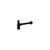 SIFÓN BOTELLA LATÓN NEGRO MATE 1 1/4 EXTENSIBLE