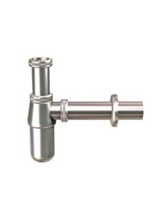 SIFÓN BOTELLA LATÓN CROMADO 1 1/4 EXTENSIBLE