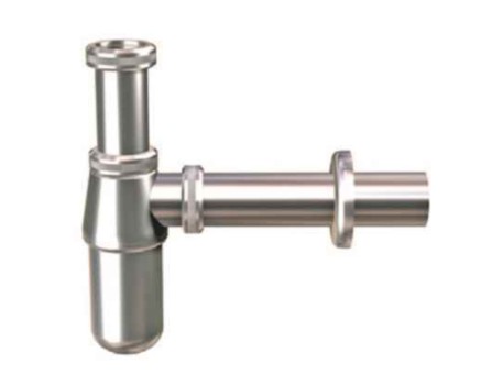 SIFÓN BOTELLA LATÓN CROMADO 1 1/4 EXTENSIBLE