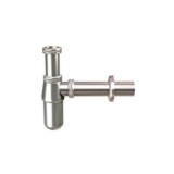 SIFÓN BOTELLA LATÓN CROMADO 1 1/4 EXTENSIBLE