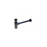 SIFÓN BOTELLA LATÓN NEGRO 1 1/4 EXTENSIBLE SALIDA H