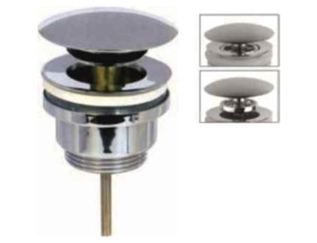VÁLVULA AUTOMÁTICA LAVABO CLICK-CLACK CORTA