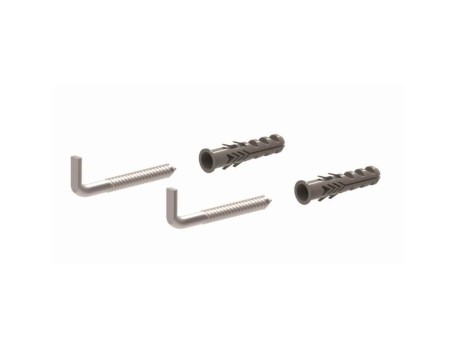 CONJUNTO ALCAYATAS FIJACIÓN CALENTADOR 10X75MM D.12MM