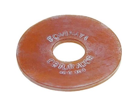 GOMA OBTURADORA CON BASE 73X23 MM