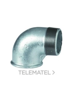 CODO 90º M/H 1 PULGADA ACERO NEGRO ATUSA EO