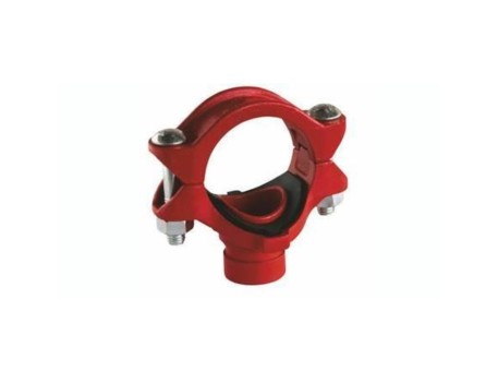 DERIVACION SIMPLE RANURADO ROJO 2 1/2 X 1 1/4 PULG