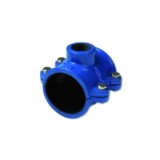 COLLARIN TOMA PVC PE 160MM A 1 PULGADA